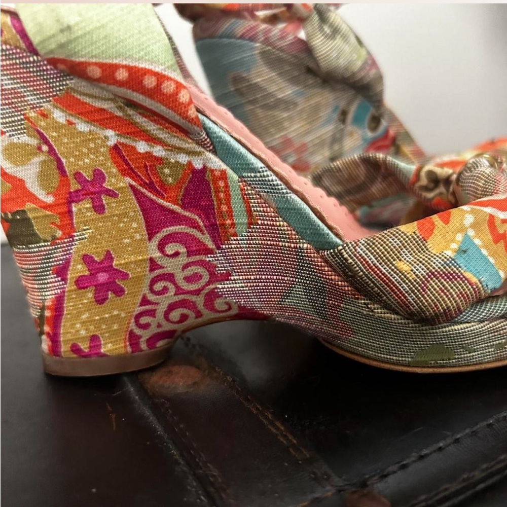 Anne Klein Multicolor Patterned Sandals - image 2